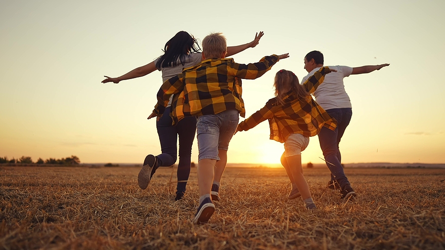 People Running In An Open Field Address Scoop